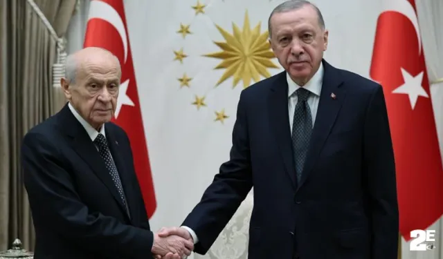 Erdoğan, Bahçeli ile görüştü