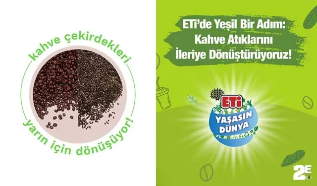 ETi, kahve posalarını ileri dönüştürerek 598 kilogramlık karbon salımının önüne geçti