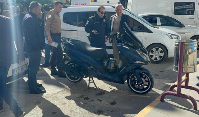 Otomobil ile motosiklet çarpıştı: 2 yaralı
