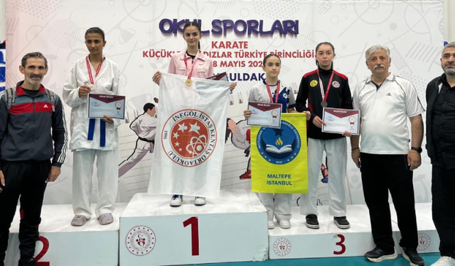 Eskişehir'e karate dalında Türkiye 3'üncülüğü