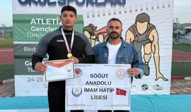 Bilecikli sporcu Türkiye şampiyonu oldu