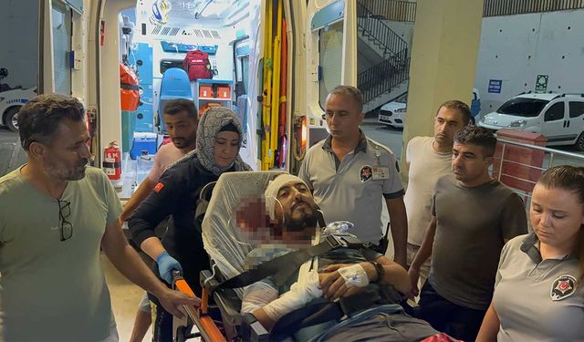 Orman yolu çalışmasında patlatılan dinamit işçiyi ağır yaraladı