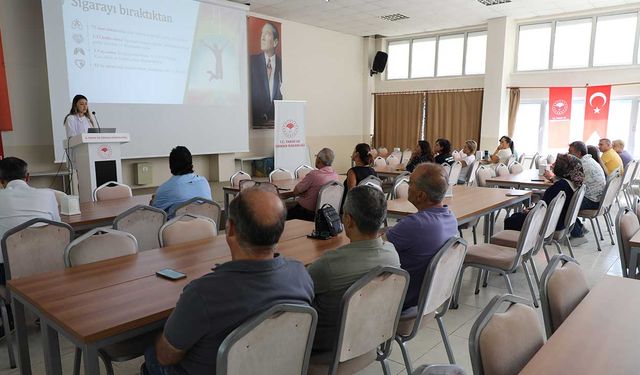 İl Tarım ve Orman Müdürlüğü'nde yerinde sigara bırakma danışmanlığı hizmeti