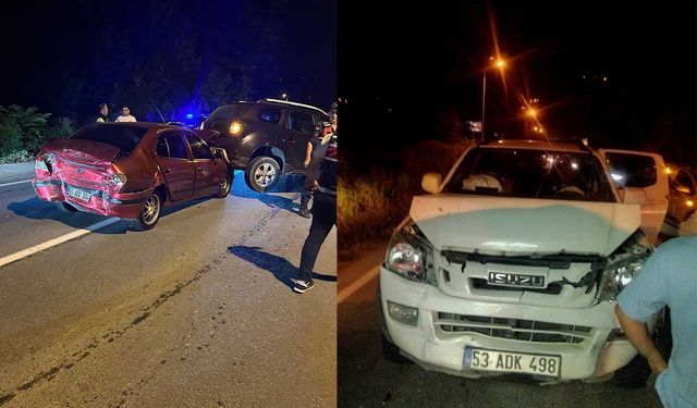 Zincirleme kazada 5 kişi yaralandı