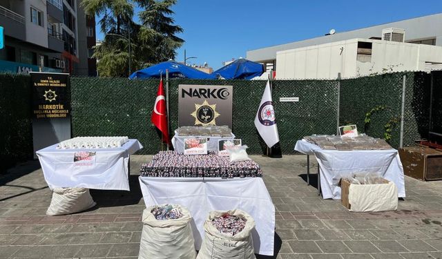 Narkotik polisinden zehir tacirlerine büyük darbe