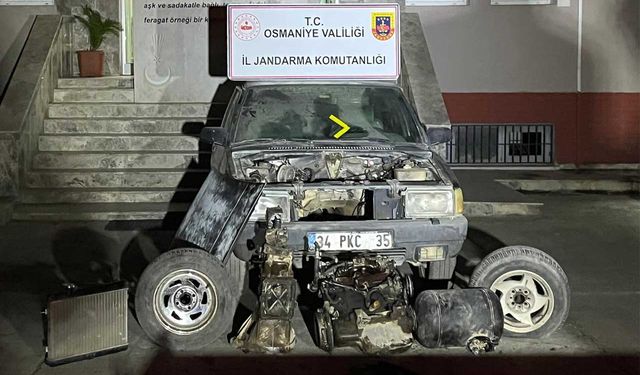 Osmaniye’de çalınan otomobil Kahramanmaraş’ta bulundu