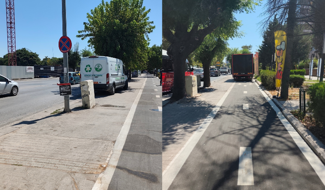 Eskişehir’de kaldırım ve bisiklet yolu işgalleri vatandaşları çileden çıkardı