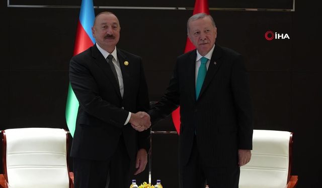 Cumhurbaşkanı Erdoğan Çin'de Aliyev ve Paşinyan ile bir araya geldi