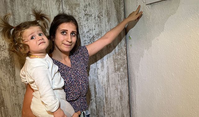 Kuraklık yaşayan İzmir’de, boşa akan sular evlere hasar verdi