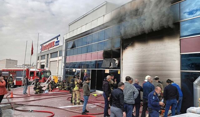 Ankara'da iş yerinde çıkan yangın kontrol altına alındı