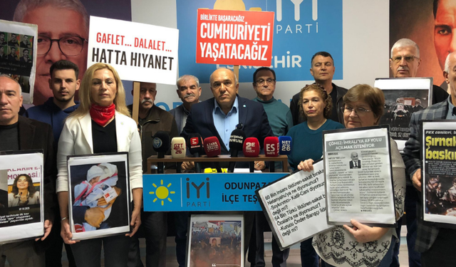 İYİ Parti Odunpazarı İlçe Başkanı Yer: “İmralı’da yazılan projeyi yırtıp çöpe atma günüdür”