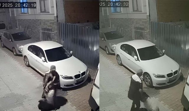 Fatih'te kendisine vuran kadını döverek yerde sürükledi