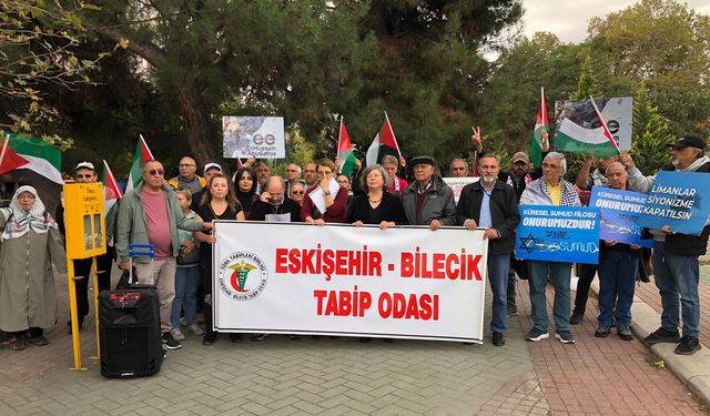 Eskişehir-Bilecik Tabip Odası’ndan Sumud Filosu’na destek: Aktivistler serbest bırakılsın