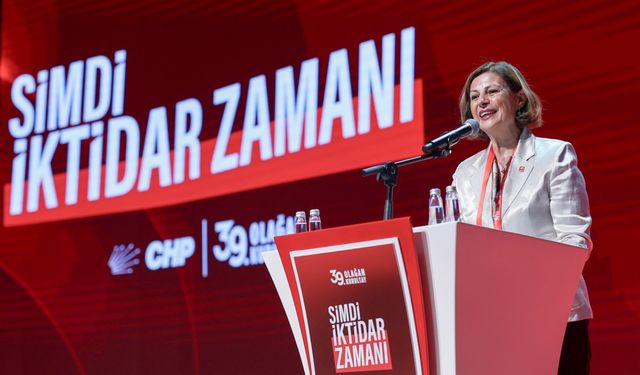 CHP 39. Olağan Kurultayı başladı: Divan başkanı Ayşe Ünlüce oldu