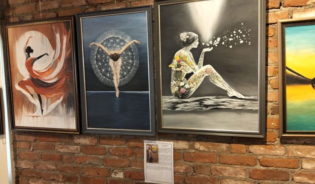 Resim sevgisi okuldan, sergi salonuna taşındı