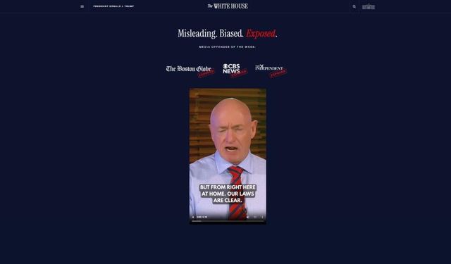 Beyaz Saray, resmi sitesinde gazetecileri ifşaladığı yeni sekme kurdu