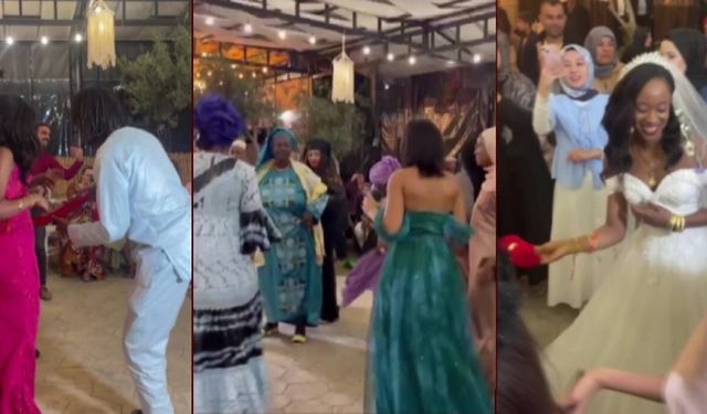 Afrikalı gelin Adana’da Türk usulü düğünle ilgi odağı oldu