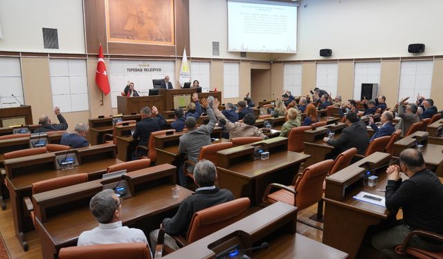 Tepebaşı'nda sakin meclis