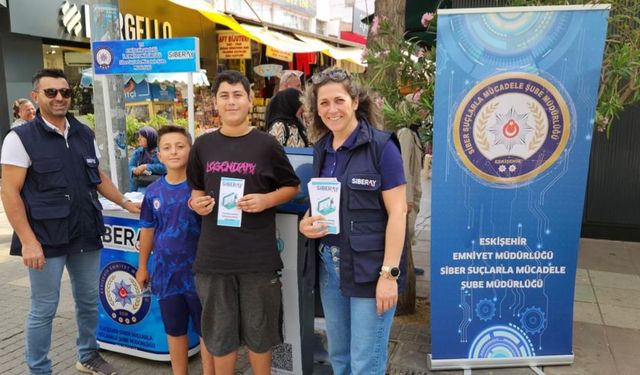 Eskişehir'de 1 yılda 65 bin 82 vatandaş siber suçlarla ilgili bilgilendirildi