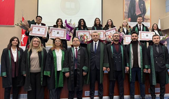 Eskişehir Barosu’nda 2026’nın ilk yemin ve ruhsat töreni
