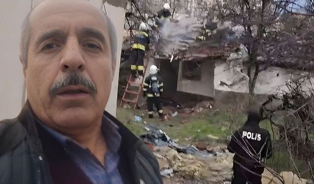 Eskişehir'de metruk evde çıkan yangın muhtarı çilden çıkardı!