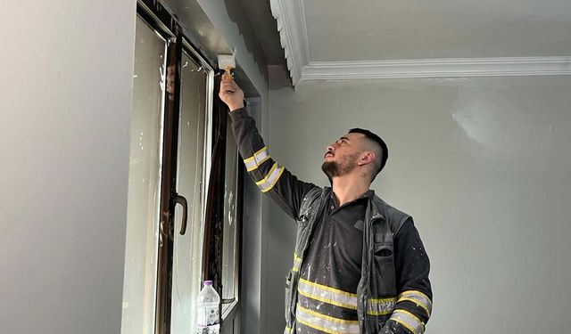 Eskişehir'de yeni evli çifte umut oldular: Yanan ev yeniden boyandı, yardımlar yüzlerini güldürdü