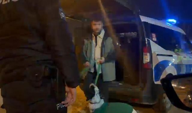Eskişehir’de alkollü sürücü köpeğiyle birlikte karakola götürüldü
