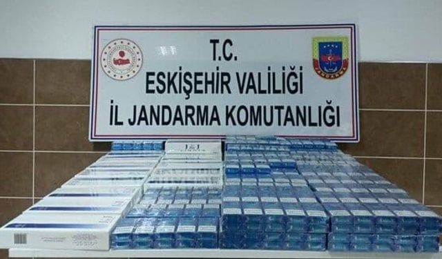 Eskişehir'de kaçak sigara operasyonu: 694 paket ele geçirildi