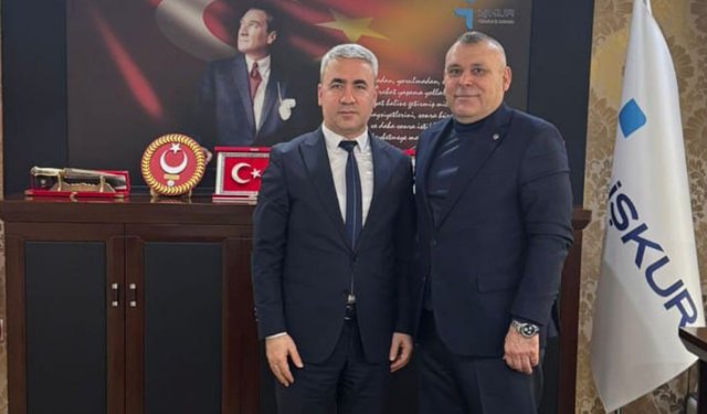 Gökce’den İş-Kur İl Müdürü Acar’a ziyaret