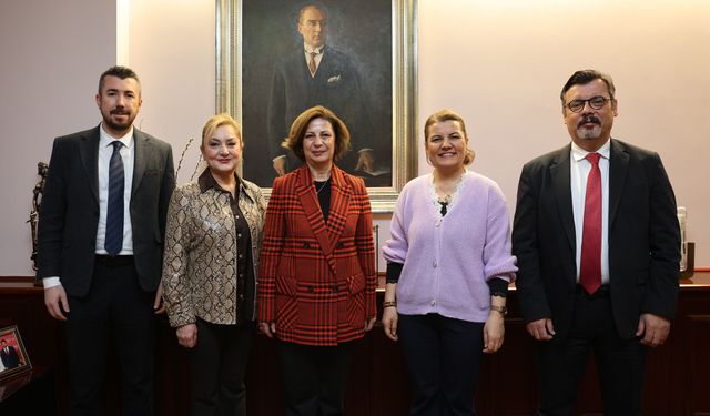 Başkan Hürriyet’ten Başkan Ünlüce’ye nezaket ziyareti