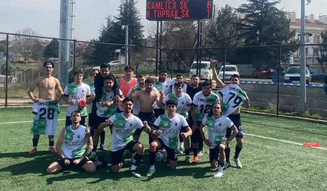 Çamlıca'dan gol şov 6-1