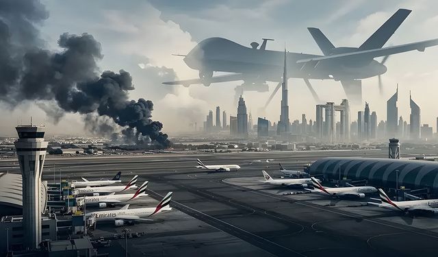 Dubai Havalimanı yakınında İHA saldırısı: yakıt tankı alev aldı, uçuşlar durduruldu