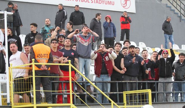 Tribünlerde büyük coşku