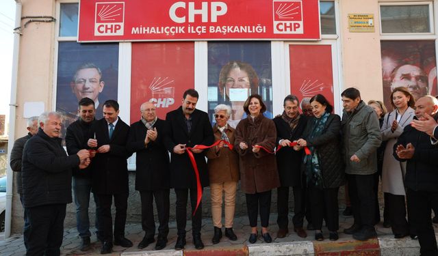 CHP Mihalıççık İlçe Başkanlığı’nın yeni binasının açılışı yapıldı