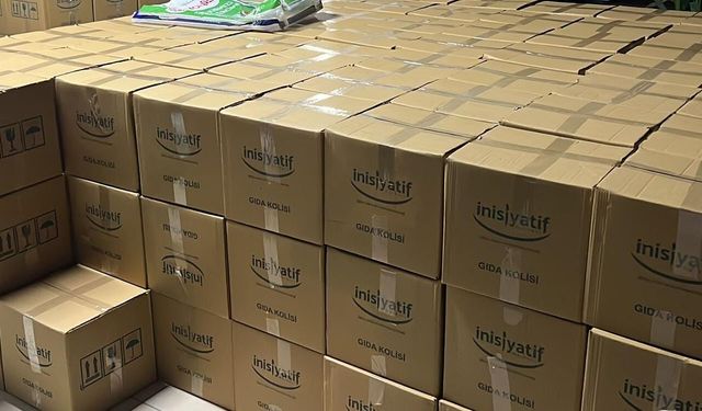 İnisiyatif Merkezi Derneği’nden Ramazan dayanışması: 600 yardım kolisi ihtiyaç sahiplerine ulaştı