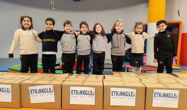 Etkin Kolej’den “Paylaşan Eller” projesi: Gönüller birleşti