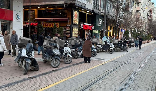 Eskişehir'de vatandaş hatalı parka tepki gösterdi
