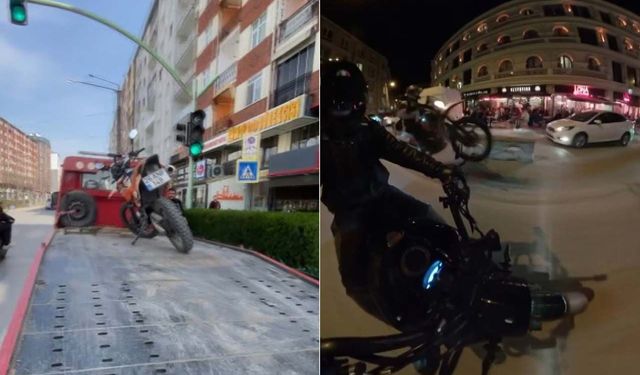 Eskişehir'de motosikletin önünü kaldırarak yaptığı paylaşım 49 bin TL'ye mal oldu