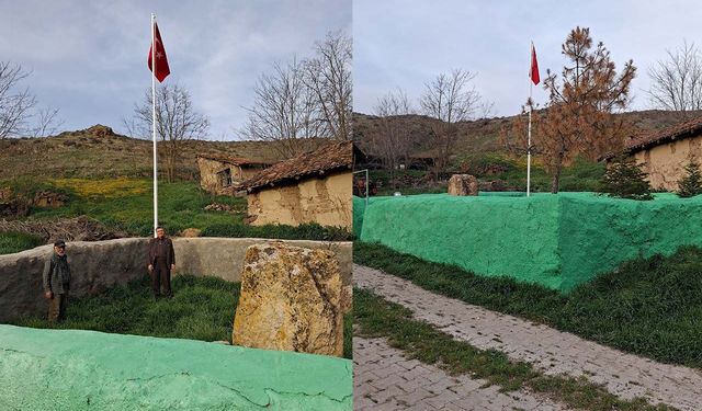 Eşankara Dede türbesinde bakım çalışmaları