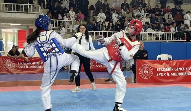 Eskişehir’de taekwondo müsabakaları sona erdi