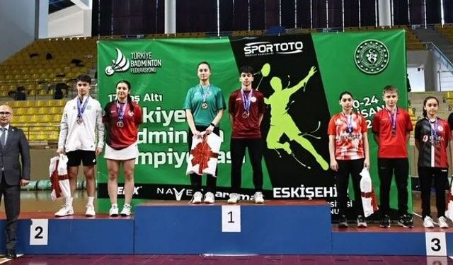 Badmintonun genç yıldızları Eskişehir’de buluştu