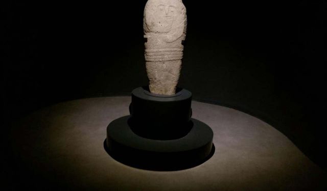 Erzurum’da 2 bin 500 yıllık ‘Taş Baba’ heykeli müzede sergileniyor