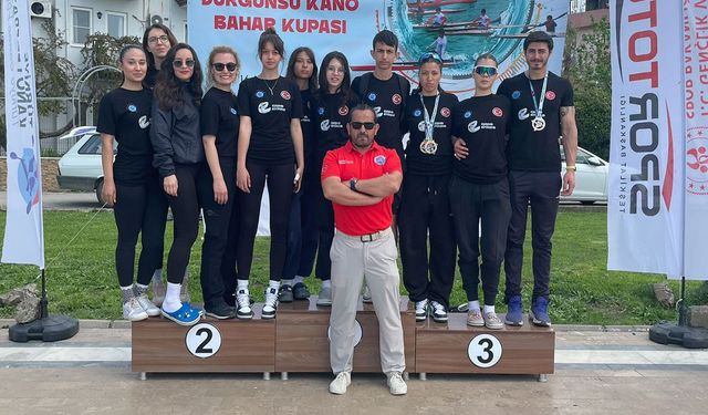 Eskişehirli kano sporcuları Köyceğiz’den gururla döndü