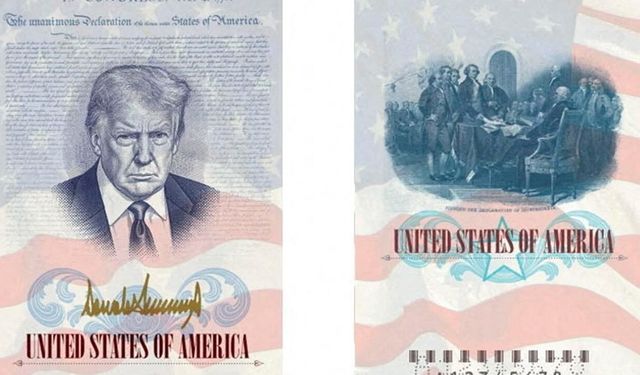ABD'de Trump portreli pasaport dönemi: Ulusal semboller yeniden tasarlanıyor