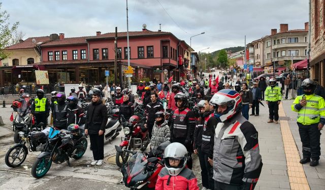 Odunpazarı’nda 23 Nisan Coşkusu Motosiklet Turu ile Sokaklara Taşındı