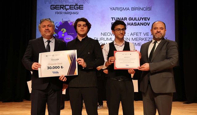 Hayalden Gerçeğe Fikir Yarışması" finali gerçekleştirildi