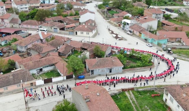 İnönü’de 107. Yıl Gençlik Yürüyüşü düzenlendi
