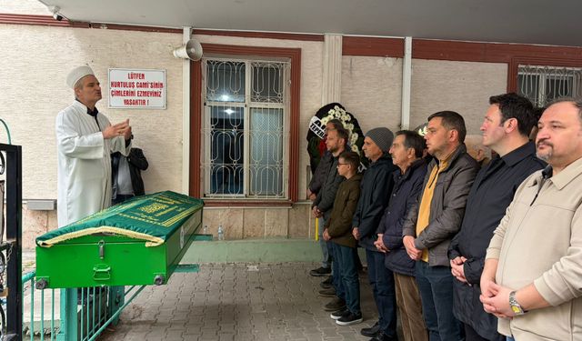 Gazeteci Mert Ergenç’in babası Mehmet Ergenç son yolculuğuna uğurlandı