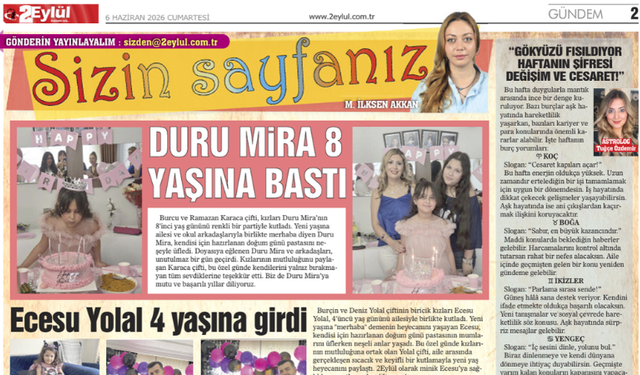 Sizin sayfanız