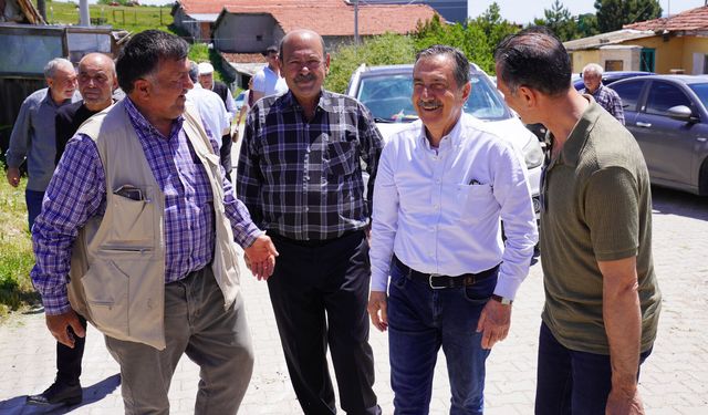 Başkan Ataç kırsal mahallelerde vatandaşlarla buluştu